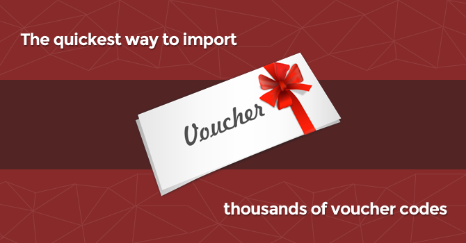 Import 5000 voucher codes to my PrestaShop