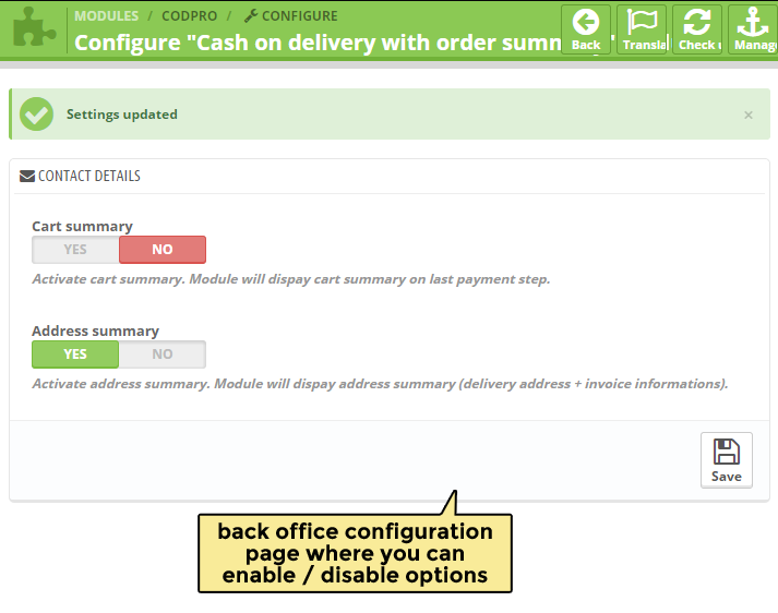 Image 22: Cash on delivery with order summary