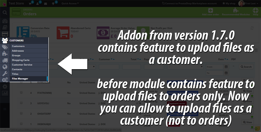 Image 21: Customer Files Upload