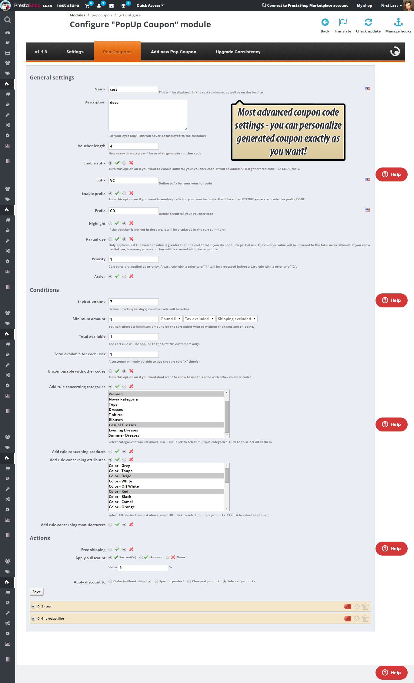 Foto 6: Responsive Popup Gutscheine