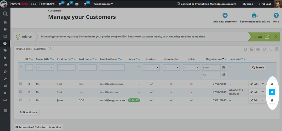 Zdjęcie 7: Zaloguj jako klient