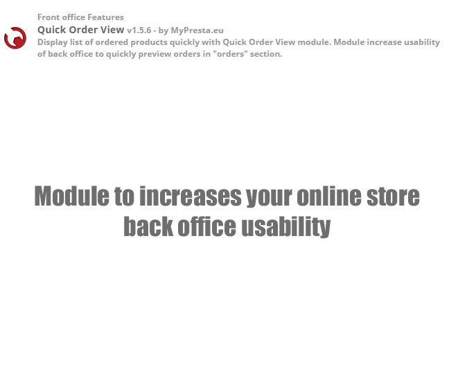 Foto 15: Detalles del pedido de vista previa rápida