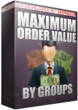 PrestaShop Maximum purchase value by groups This is module that adds feature to define maximal purchase total for customer grups in your shop. E...