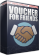 PrestaShop Voucher for friend With this feature you customers can fill the simple form and send the voucher code for friends via email. You can setup the voucher specification and much more. Get more clients by this advertise and marketing tool!