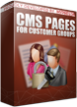 PrestaShop CMS pages for groups