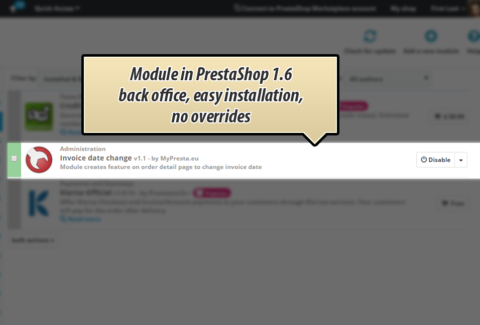 Zdjęcie 4: Zmiana daty na fakturze