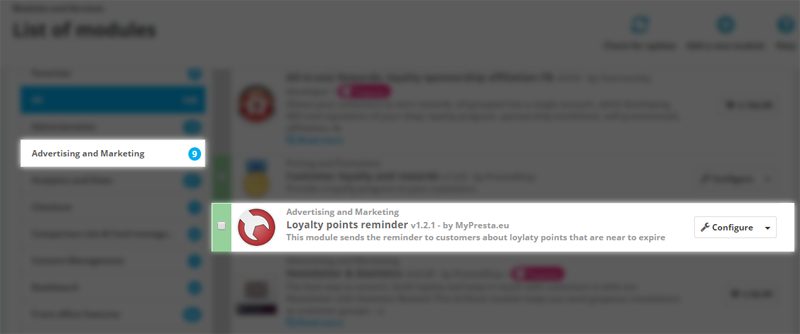 Foto 2: Recordatorio de puntos de fidelidad
