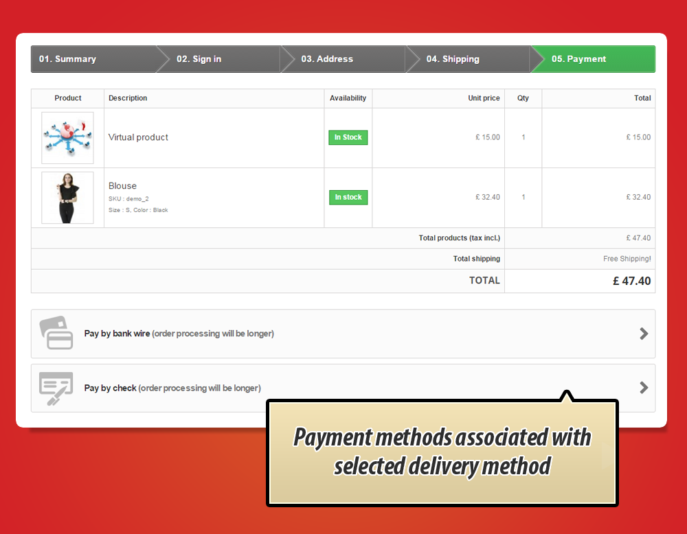 Image 2: Ship to pay + virtual products support