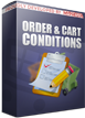 PrestaShop Cart conditions pro Card conditions pro module for PrestaShop allows to define what products or what categories are necessary to continue order process. If cart will not meet defined requirements it will not be possible to place an order and customer will see notification about it.