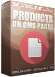 PrestaShop Products on CMS pages This free PrestaShop module allows you to insert lists of products to your CMS pages. You can contro...