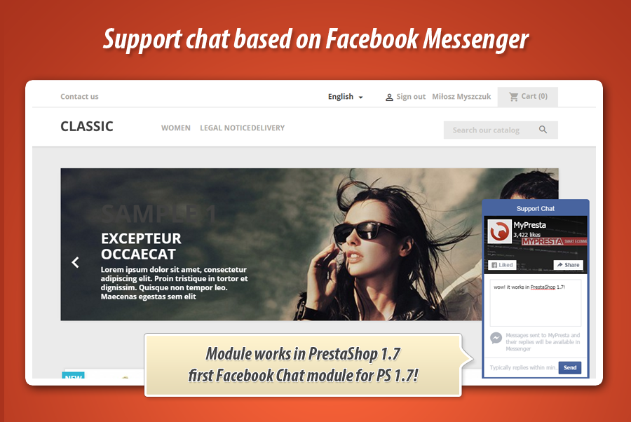 Facebook Messenger In Prestashop