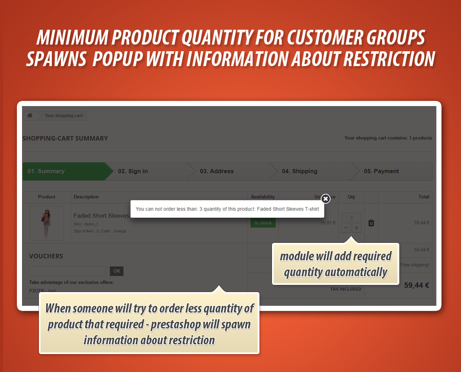 Foto 18: Cantidad mínima de producto