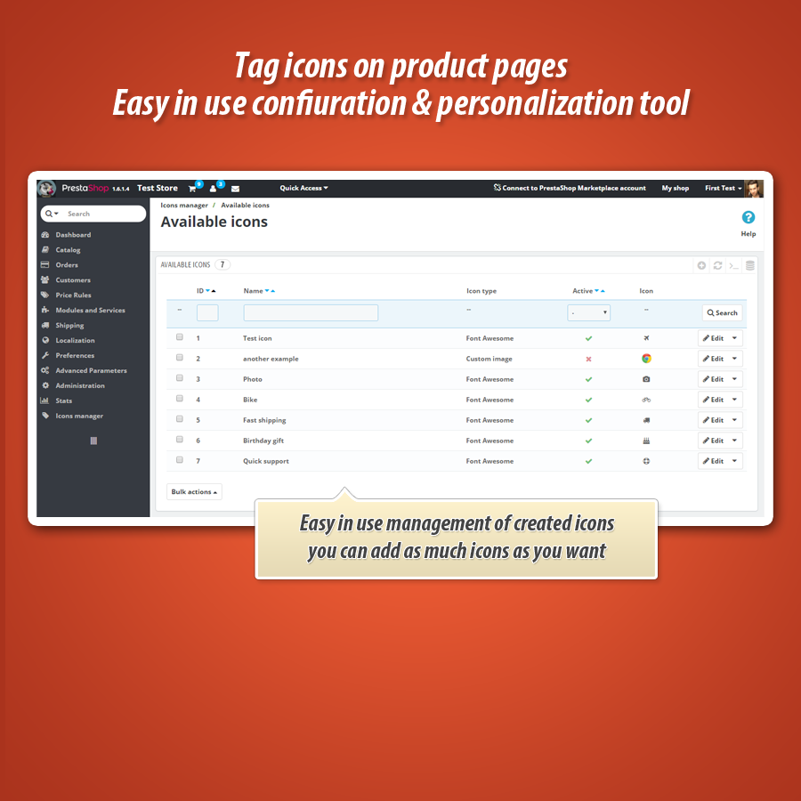 Foto 20: Iconos de etiqueta de producto Pro