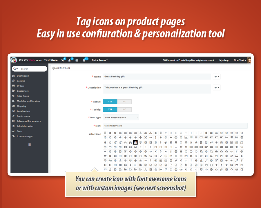 Foto 19: Iconos de etiqueta de producto Pro