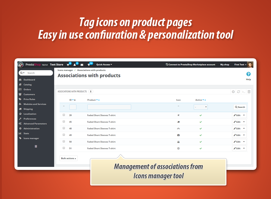 Foto 17: Iconos de etiqueta de producto Pro