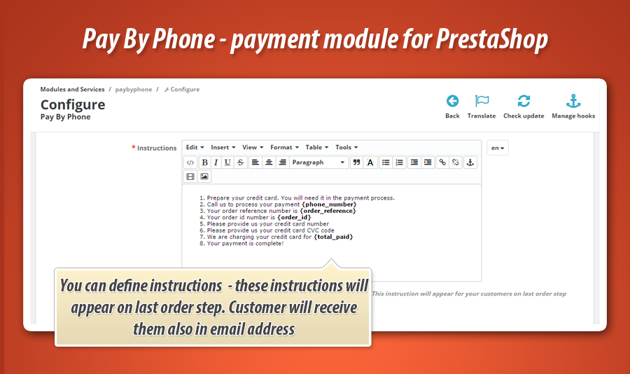 Zdjęcie 9: Płatność telefoniczna