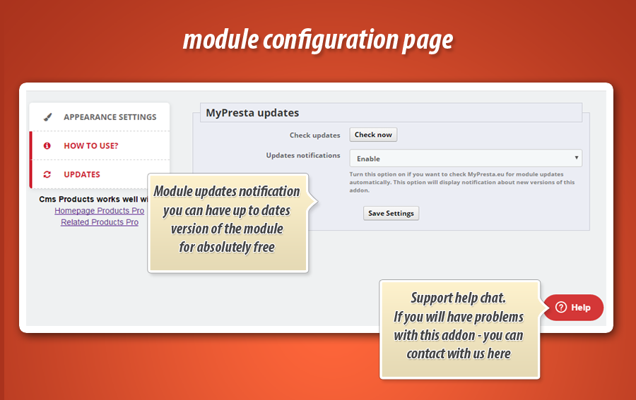 Foto 3: Productos en páginas CMS