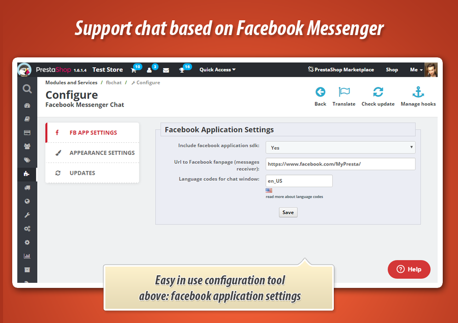 Image 9: Facebook Messenger chat