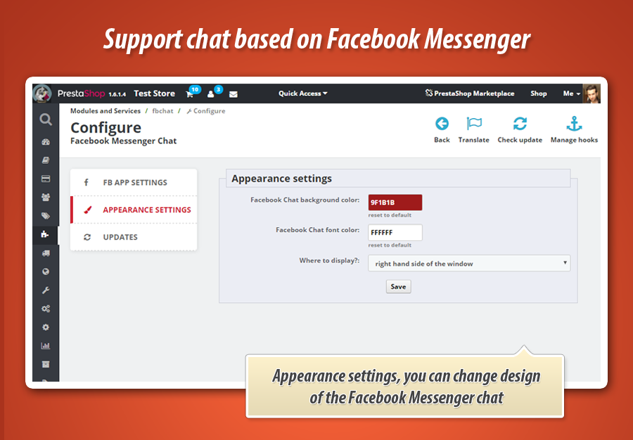 Image 8: Facebook Messenger chat