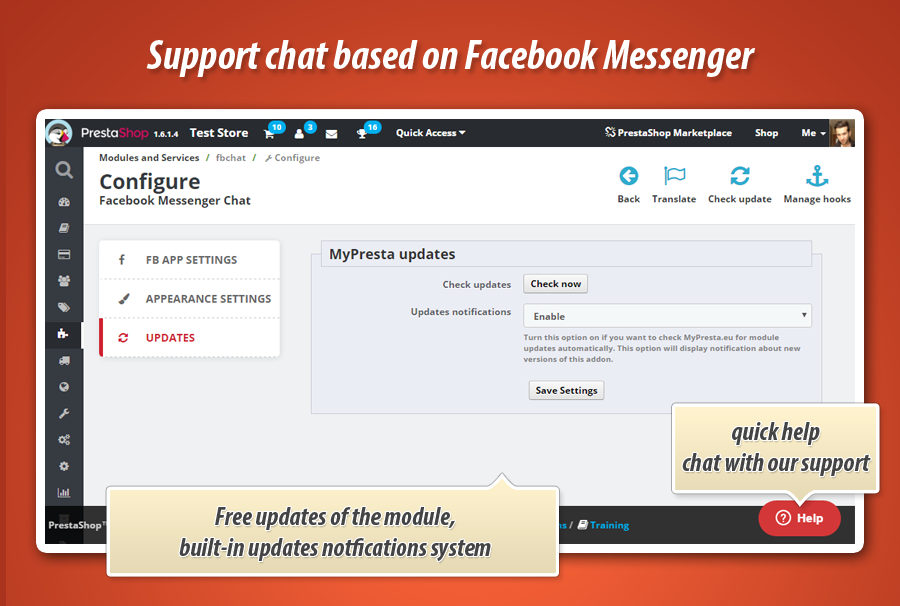 Image 7: Facebook Messenger chat