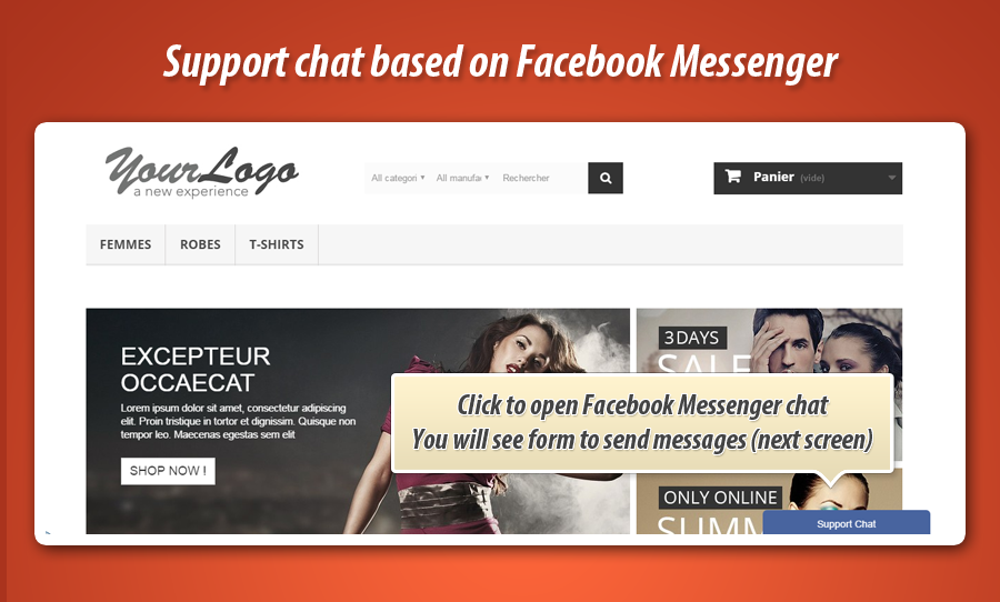 Image 6: Facebook Messenger chat