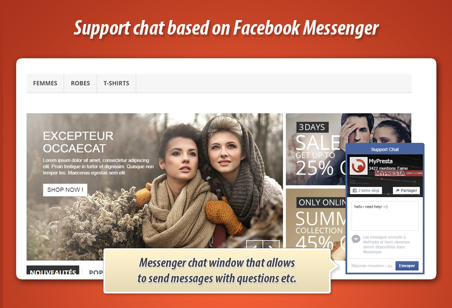 Image 5: Facebook Messenger chat
