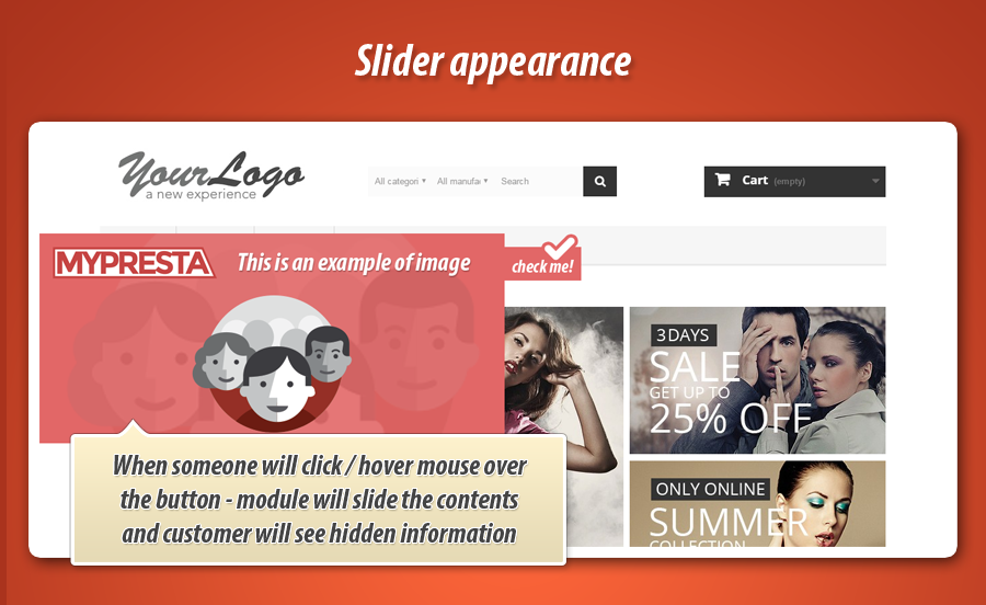 Image 4: Custom contents slider