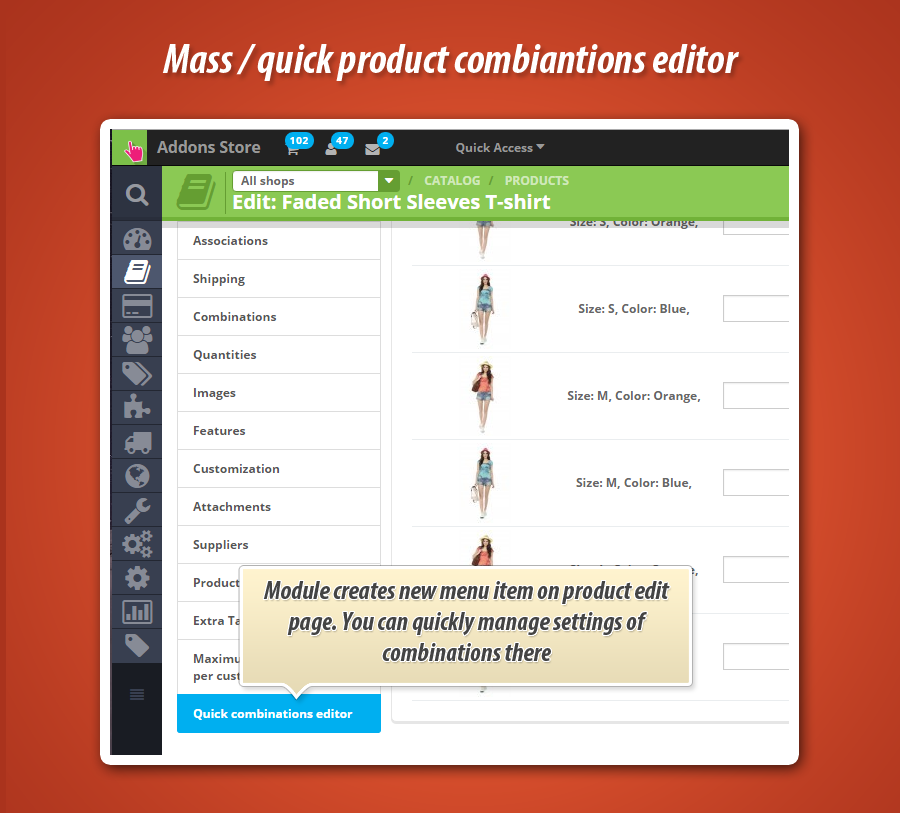 Zdjęcie 15: Masowa edycja kombinacji