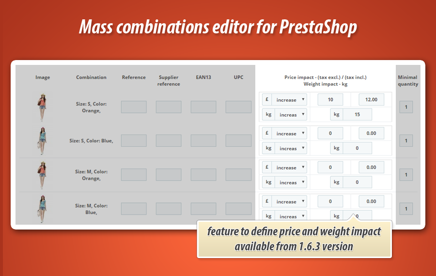 Zdjęcie 10: Masowa edycja kombinacji