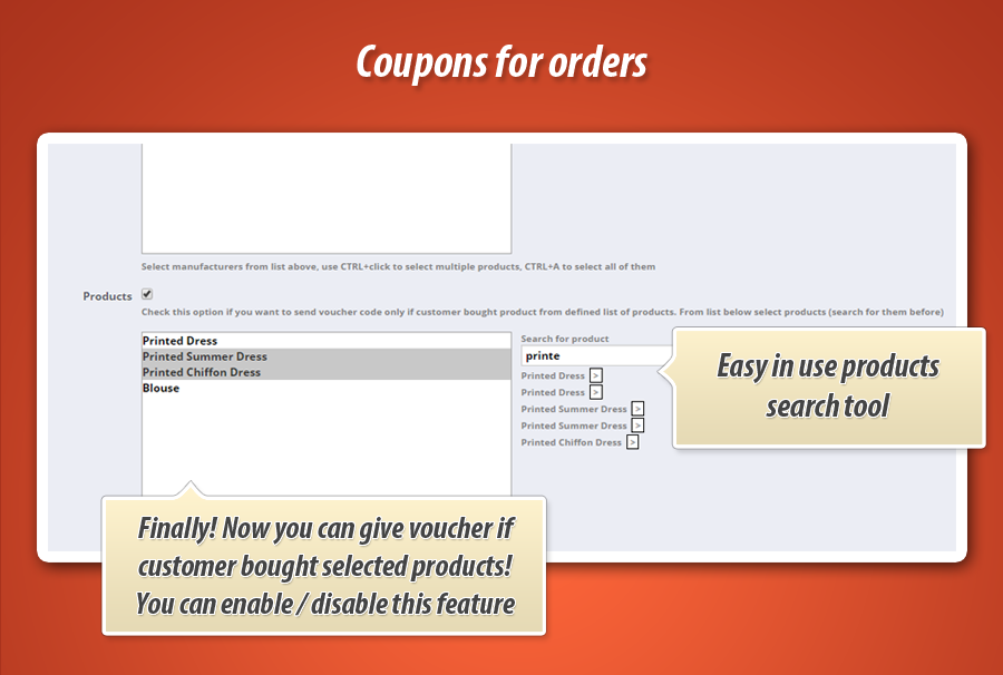 Image 8: Rewards - Voucher codes after orders