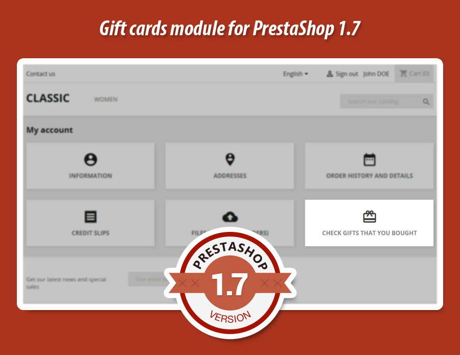 Foto 17: Tarjetas de regalo: vender códigos de cupón