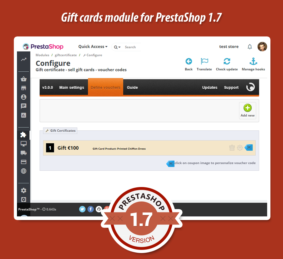 Foto 18: Tarjetas de regalo: vender códigos de cupón