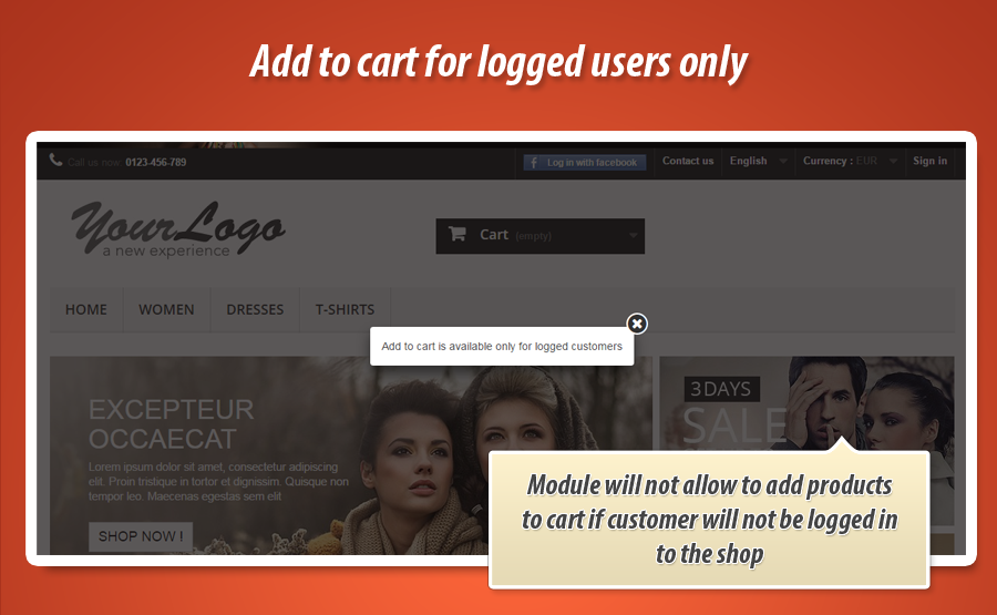Image 3: Add to cart for logged only