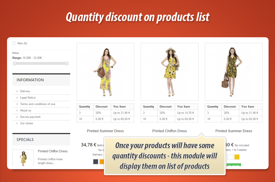 Zdjęcie 13: Rabaty ilościowe na liście produktów