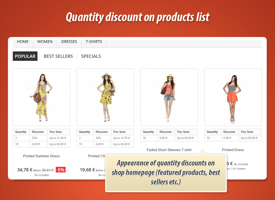 Zdjęcie 12: Rabaty ilościowe na liście produktów