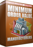 PrestaShop Minimal order value by manufacturer With this PrestaShop extension you can easily define minimal value of products from selected manufac...