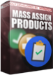 PrestaShop Mass assign / move products to categories With this module you can easily move / assign products to selected categories in bulk. Plugin has a wizard that helps you in whole assign / move process. Whole process is automatic and with this addon you can save a lot of time (it's not necessary to move products one by one anymore)