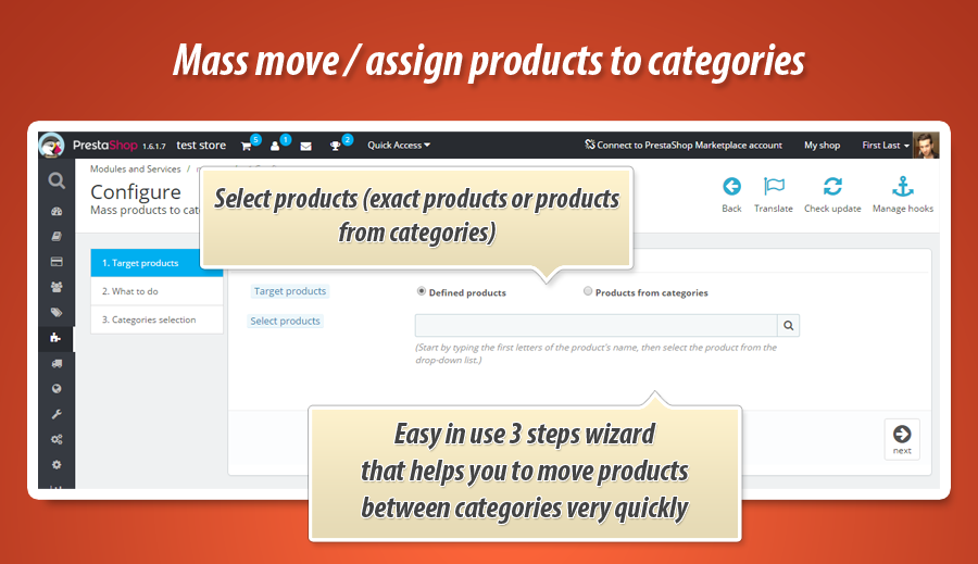 Problems with mass assigning products to categories in PrestaShop