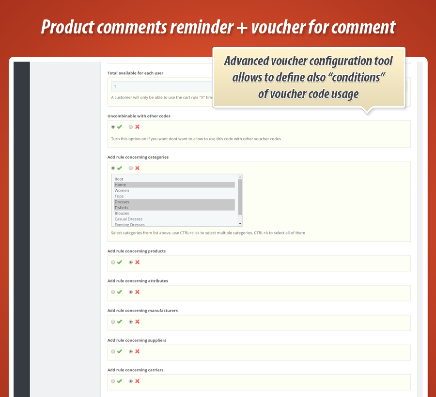 Image 13: Voucher for product comment
