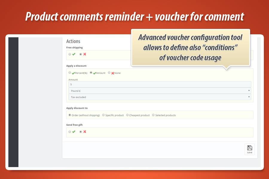 Image 12: Voucher for product comment