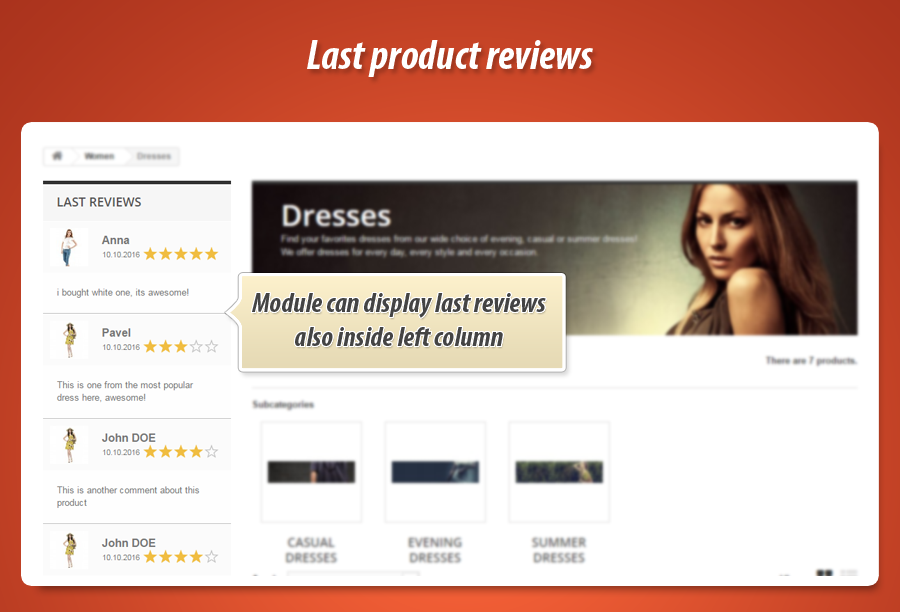 Foto 10: Últimas reseñas de productos