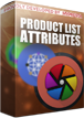 PrestaShop Product list attributes (combinations)