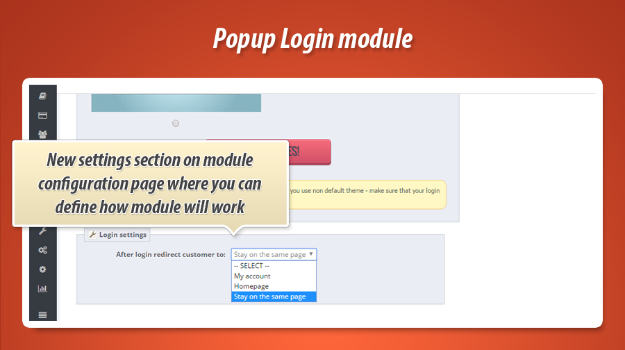 Zdjęcie 4: Logowanie PopUp