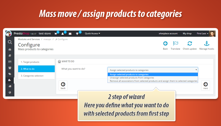 Foto 6: Mover / Atribuir Produtos a Categorias em Massa