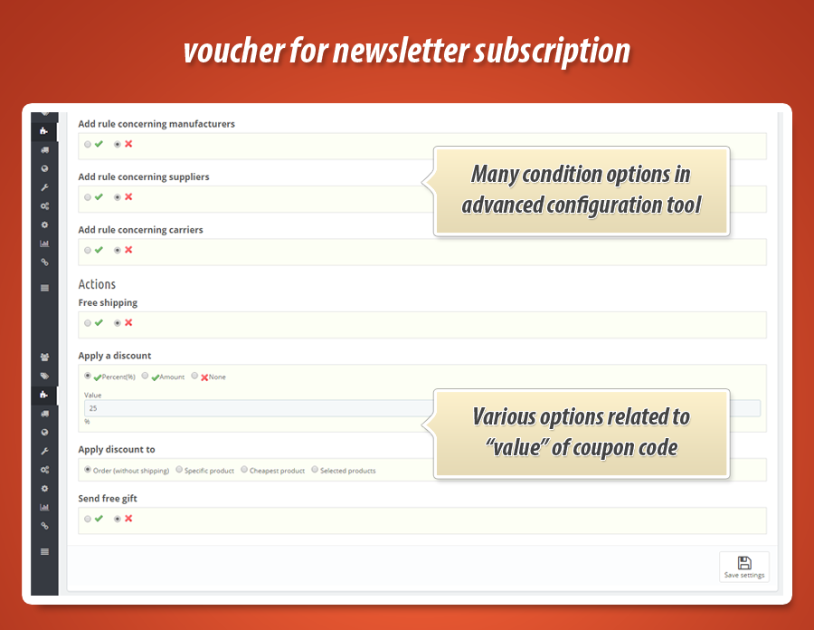 Image 4: Unique voucher for newsletter signup