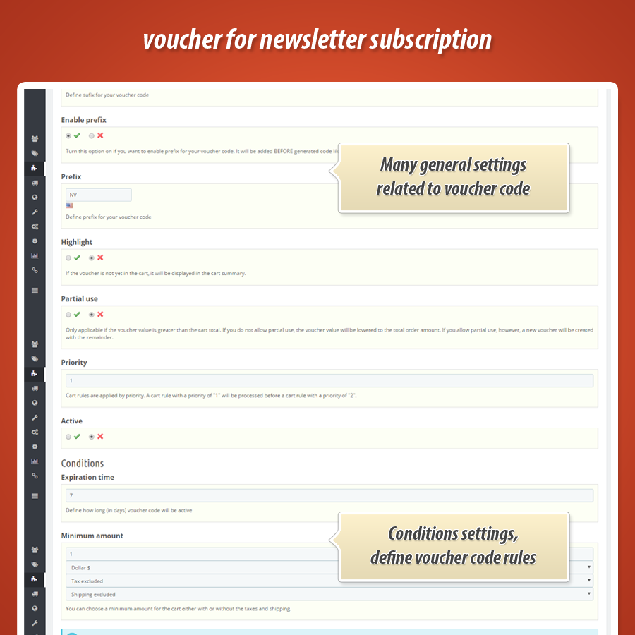 Image 6: Unique voucher for newsletter signup