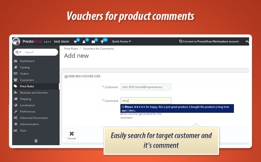Image 8: Voucher for product comment