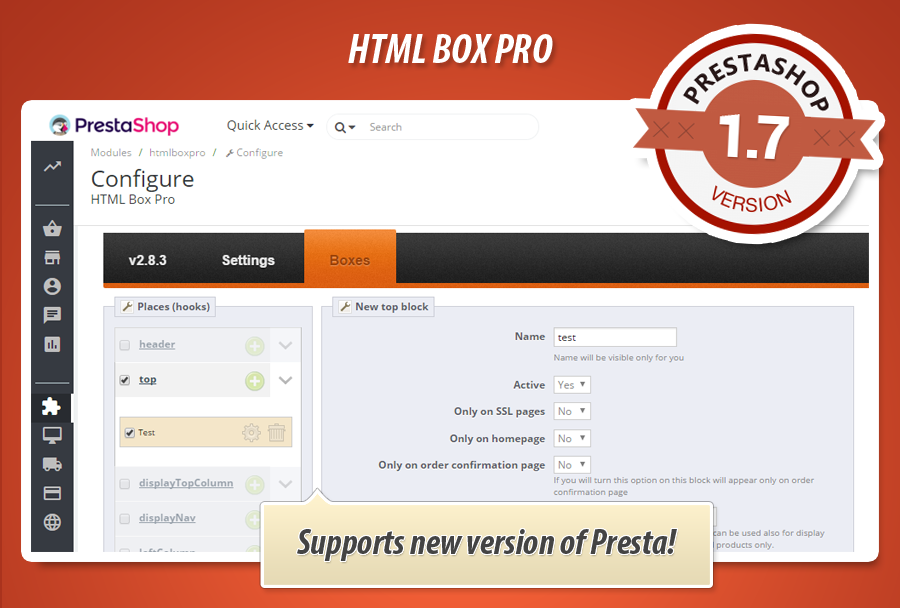 Q&A: html box module does not work properly in PrestaShop 1.6.1.9