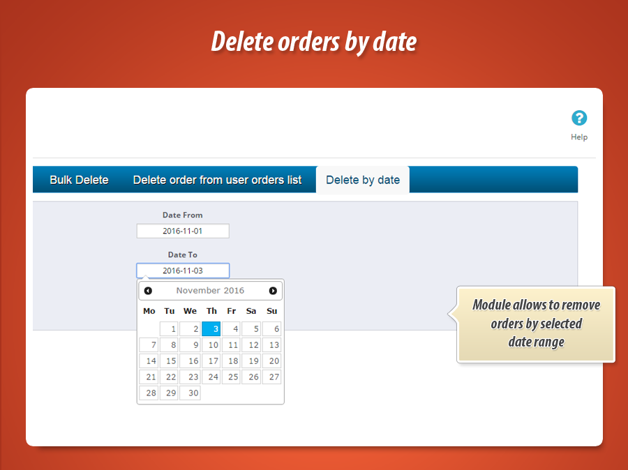 Foto 2: Eliminar Pedidos Pro