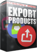 PrestaShop Export Products Pro With this module you can easily export products and it's combinations to CSV file. Module can export whole catalog and exported file will be ready to use it in Import CSV tool available in prestashop. Module has several features that allows to define what kind of products module will export.